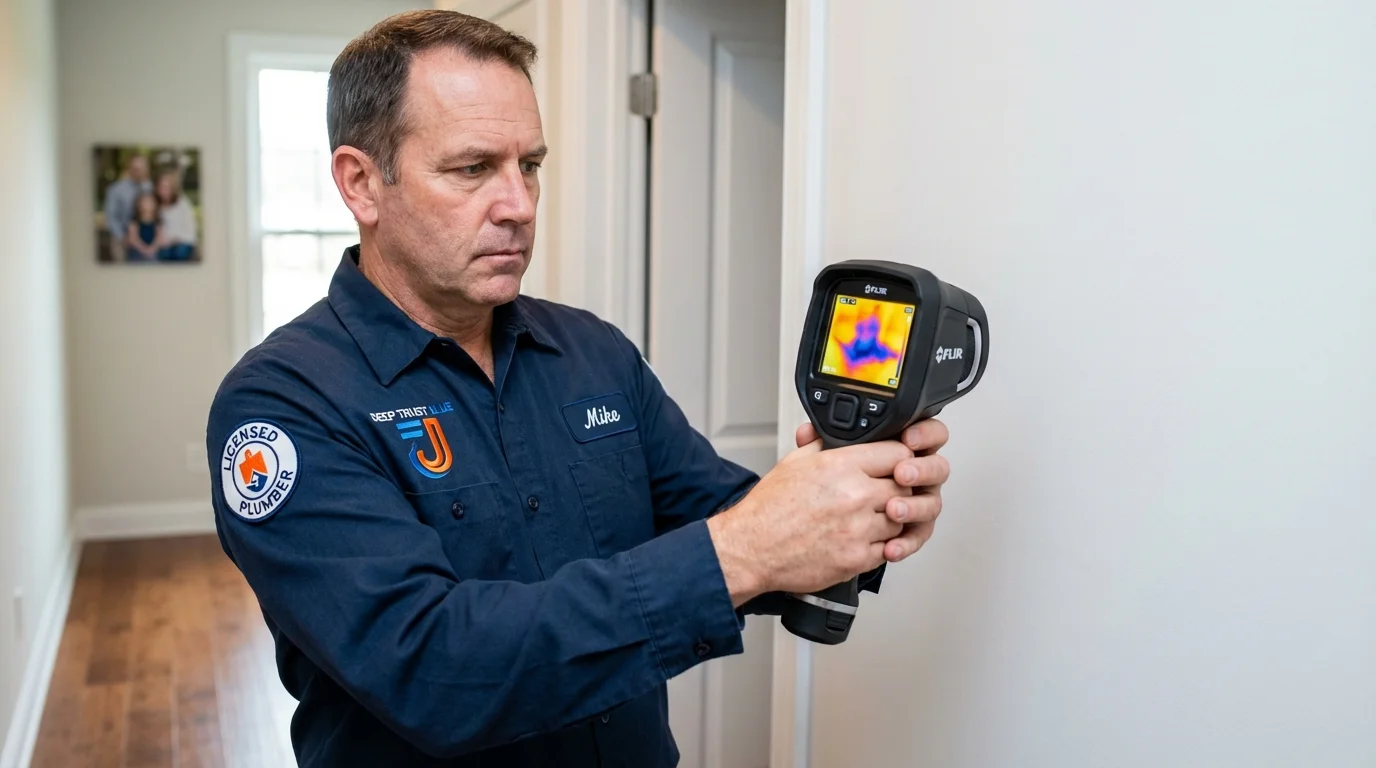 Thermal imaging leak detection by Johns Plumbing LLC in Adairsville